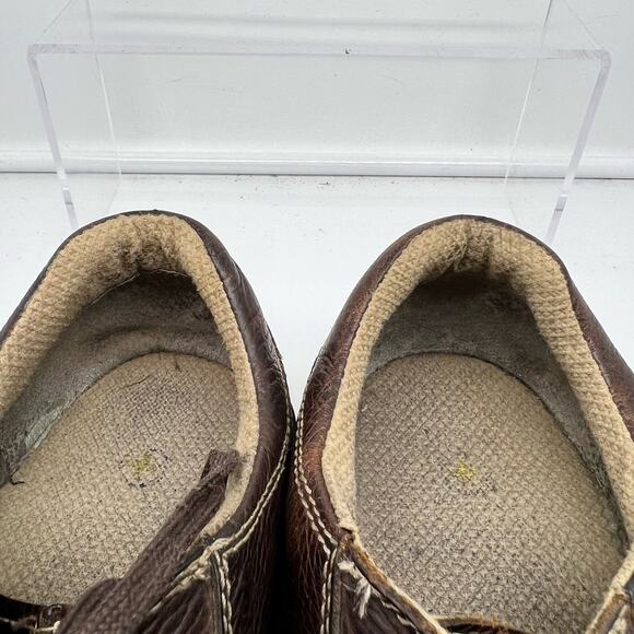 Dr Martens Docs Shoes Men 12 Brown Leather Split Toe Lace Up Casual Oxford 11232 - Picture 8 of 8